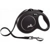 Vodítko Flexi Classic NEW páska L 5 m čierne (do 50 kg)