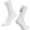 Ponožky FORCE LOVE YOUR RIDE, biele veľkosť produktu S-M