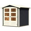 Drevený záhradný domček AMBERG 2 Lanitplast