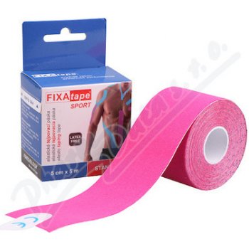 FIXAtape Sport Standard Kinesiology elastická tejpovacia páska ružová 5cm x 5m