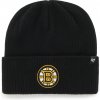 47 Brand Pánská zimní čepice Boston Bruins NHL Chain Stitch ’47 Cuff Knit