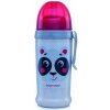 Canpol Babies láhev sportovní s nevylévací slámkou Hello Little 350 ml béžová