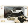KIK RC Rock Crawler 4WD kovové 4x4 diaľkovo ovládané terénne auto strieborné 1:12