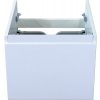 Kúpeľňová skrinka pod umývadlo Sanox Frozen biela vysoko lesklá 40 x 40 x 45 cm