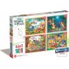 Puzzle Medvídek Pú 4v1