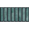 OBKLAD EL BARCO DOMINO VERDE GREEN GLOSSY 15X30 cm 1m2
