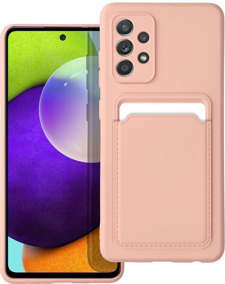 Púzdro Forcell CARD Samsung Galaxy A52 4G/5G / A52s, ružové
