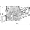 Ventilátor chladenia motora DENSO DER09100