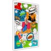 Vertikálny foto obraz akrylové sklo Komiks 50x100 cm