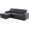 DREVONA Sedačka rohová ľavá šedá antracit AVA TINY London 315