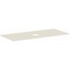Hansgrohe Xevolos E Doska pod umývadlo, 118x55 cm, výrez uprostred, matná béžová 54330780-HG