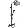 TERMOSTATICKÁ - Sprchový systém s vodovodnou batériou, Čierna - matná TRM82.5/7-43CMAT, RAV Slezák