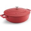 Hrniec MasterClass 28 cm 4 l indukčný s nepriľnavým povrchom, červený MCMSCRD28RED