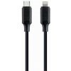 Gembird kábel nabíjací USB-C (M) na 8pin Lightning (M), 1,5 m, plast, čierny CC-USB2-CM8PM-1.5M