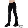 nohavice gotický BLACK PISTOL Button Hipster Denim (Black)