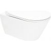 Wc závesné Glacera Ava so zadným odpadom S100314