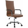 Kancelárska stolička Sofotel 2131 Boston, eko koža, hnedá