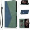 Knižkové puzdro Motorola Moto G8 Power modro-zelené