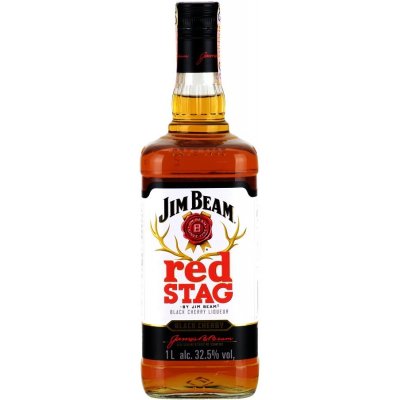 Jim Beam Red Stag 32,5% 1 l (čistá fľaša)