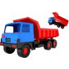 Teddies Auto Tatra 815 korba červená kabína modrá plast 75cm