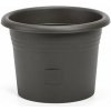 Plastia Samozavlažovací kvetináč Narza , antracit, 60 cm