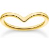 Thomas Sabo Ladies Ring TR2393-413-39-52 V-shape size 52