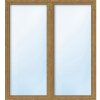 Aron Basic dvojkrídlové so štulpom biele/zlatý dub 1450 x 1900 mm