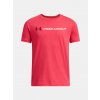 Chlapčenské tričko Under Armour UA B LOGO WORDMARK SS Červená YSM