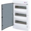 ECM36PT bytová rozvodnica 36 (3x12) modul podomietková priehľadné dvierka IP40 001101013 ETI