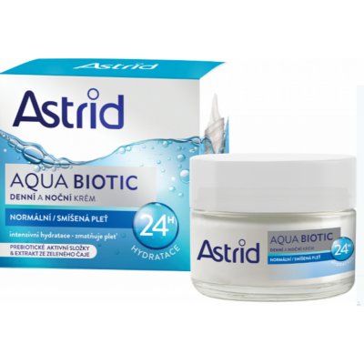 Astrid Aqua Biotic denný a nočný krém pre normálnu a zmiešanú pleť 50 ml