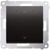 Kontaktní simon Simon 54 GO Tlačítko pro manipulaci s žaluziemi ovládanými WiFi 2x5a 230V (modul) antracite desz1w.01/48