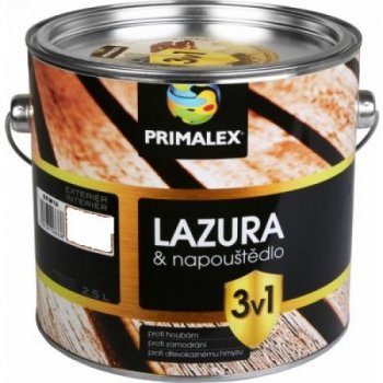 Primalex lazúra & napúšťadlo 3v1 2,5 l pinia stredozemná