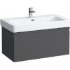 Laufen Pro S - Umývadlová skrinka, 81x45x39 cm, 1 zásuvka, grafit mat H4835010964801