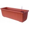Plastia truhlík Berberis terakota béžová 60 cm
