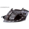 Predné svetlá (lampy) čierne + homologizované DRL denné svietenie Audi TT -- rok výroby 99-05