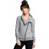 B071 Mikina s kapucňou na zips - sivá EU S