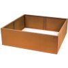Vyvýšený záhon G21 102 x 32 x 102 cm, Corten