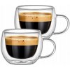 Poháre na cappucino Aqualogis 80 ml 2 ks