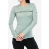Funkčné tričko dámske Icebreaker Merino 200 Oasis LS Crewe Mountain Pulse - moss