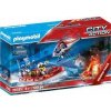 Playmobil 70335 Hasiči s člunem a helikoptérou