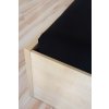 AMIDO-EXQUISIT Čierna posteľná plachta Jersey Rozmer: 200 x 200 cm J40_999