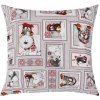 Bellatex vankúš Vianoce 2 zimný patchwork 45x45