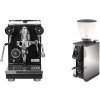 Profitec PRO 400, black + Stone Espresso Pebble, chrome