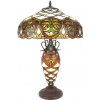 Luxus tiffany vitrážová lampa Ø41*58