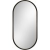 Dubiel Vitrum Evo zrkadlo 50x100 cm oválne čierna 5905241010250