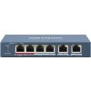 Hikvision DS-3E0106HP-E 5/3+1 PoE switch, 4x PoE, 1x uplink 10/100Mbps 311693