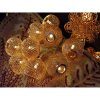 Konstsmide LED svetelná reťaz na batérie medené kovové gule 10 diód