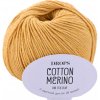 Pletacia vlna Drops COTTON MERINO UNI COLOUR 15 žltá