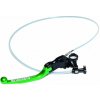 ACCOSSATO Brake lever folding ACCOSSATO RA002 with integrated remote adjuster for original brake master cylinders zelená