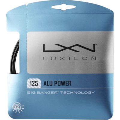 Tenisový výplet Luxilon Alu Power 1.25 mm Black (12 m)